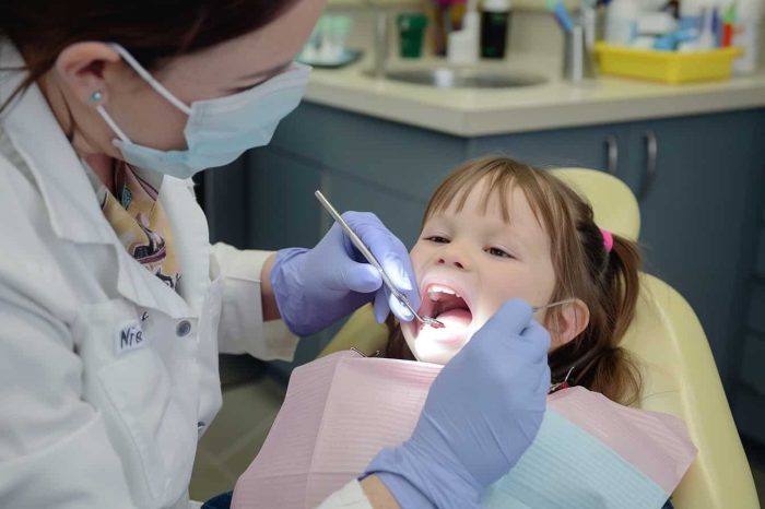 Emergency Dentist Roanoke - A Woman Dentist Checking A Childs Teeth